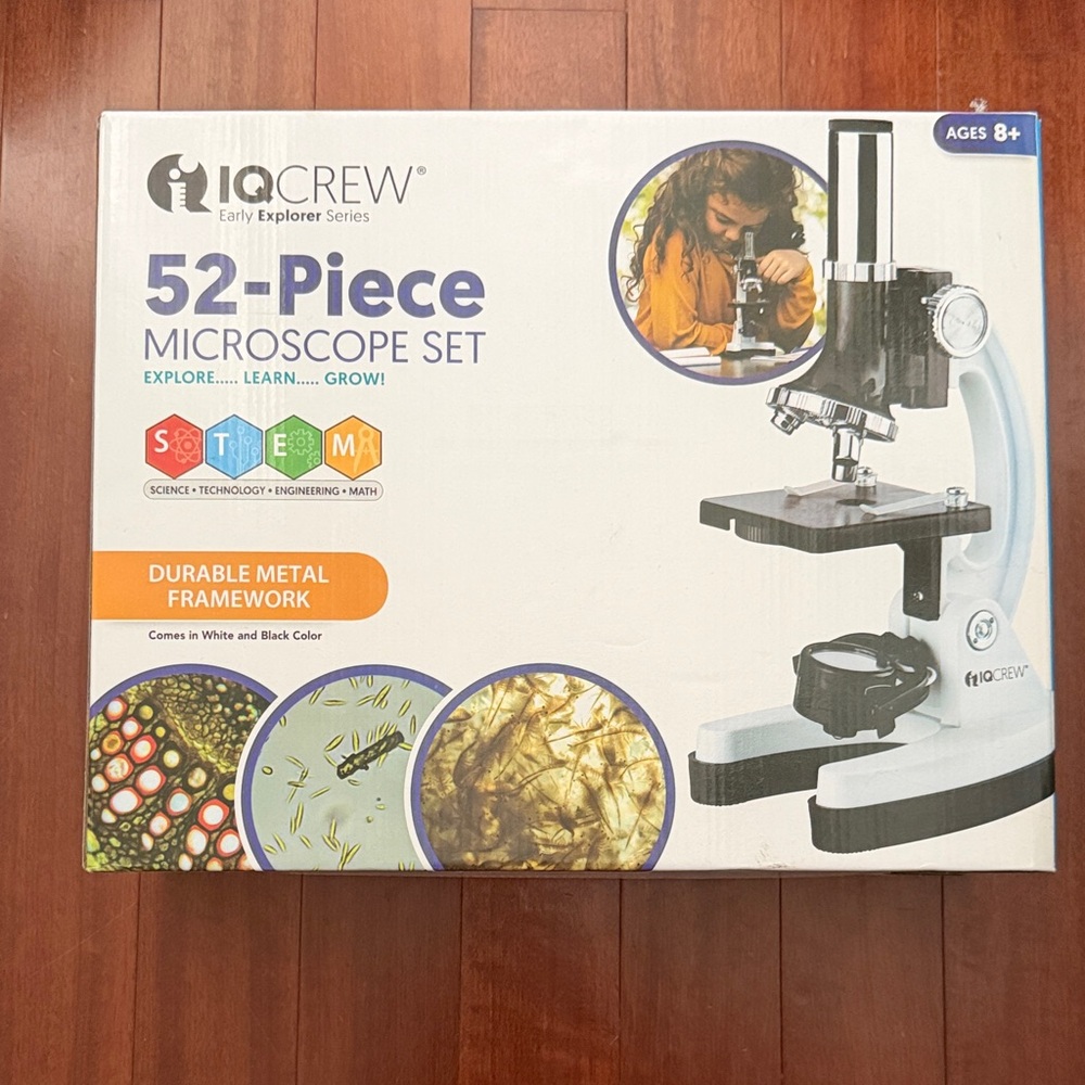 IQCrew 52-Piece Microscope Set